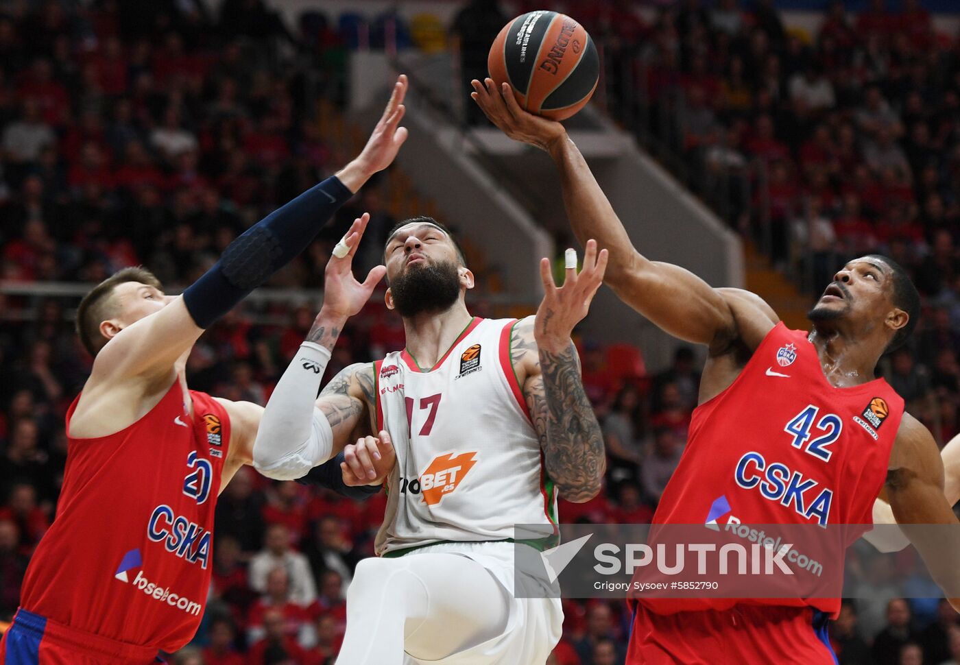Russia Basketball Euroleague CSKA - Baskonia