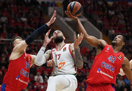 Russia Basketball Euroleague CSKA - Baskonia