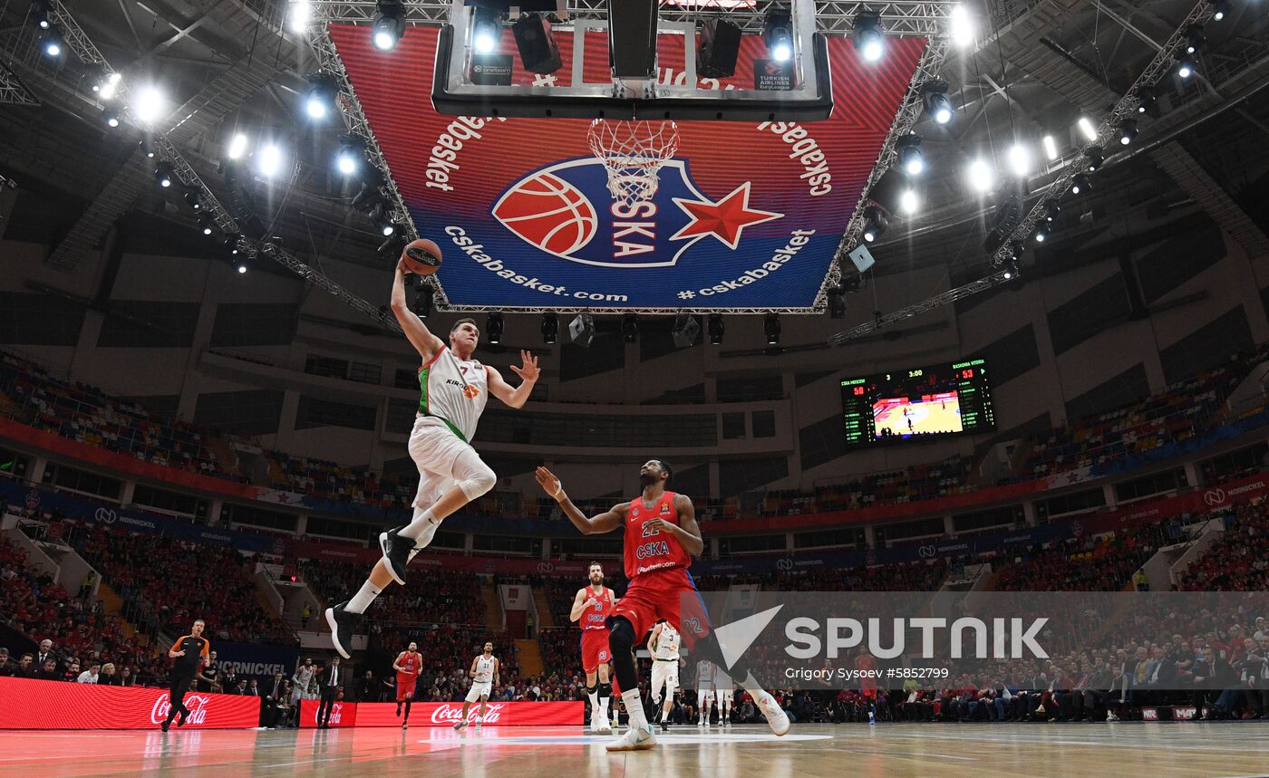 Russia Basketball Euroleague CSKA - Baskonia