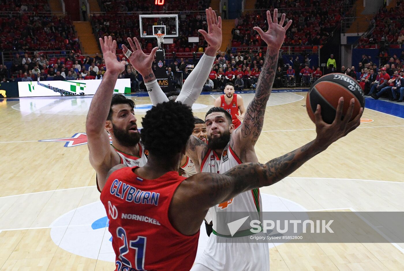 Russia Basketball Euroleague CSKA - Baskonia