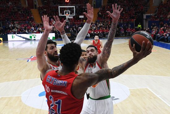 Russia Basketball Euroleague CSKA - Baskonia