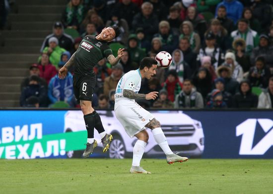 Russia Soccer Premier-League Krasnodar-Zenit