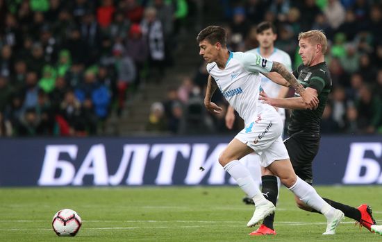Russia Soccer Premier-League Krasnodar-Zenit