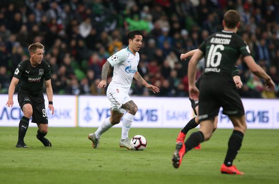 Russia Soccer Premier-League Krasnodar-Zenit