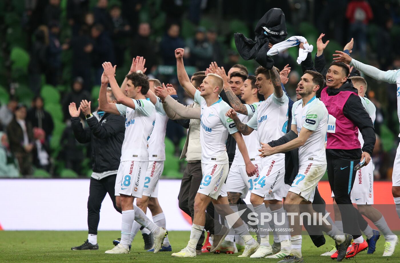 Russia Soccer Premier-League Krasnodar-Zenit