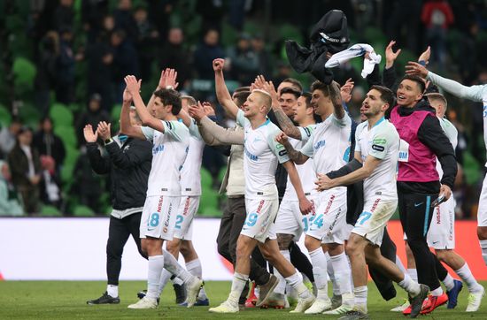 Russia Soccer Premier-League Krasnodar-Zenit