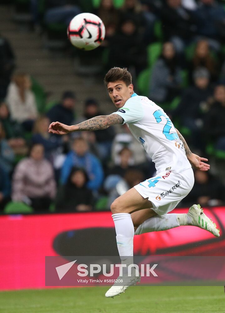 Russia Soccer Premier-League Krasnodar-Zenit