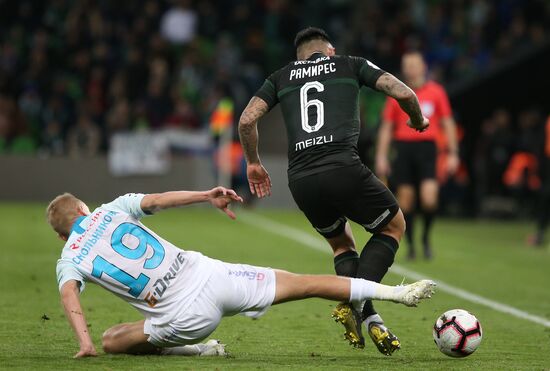 Russia Soccer Premier-League Krasnodar-Zenit