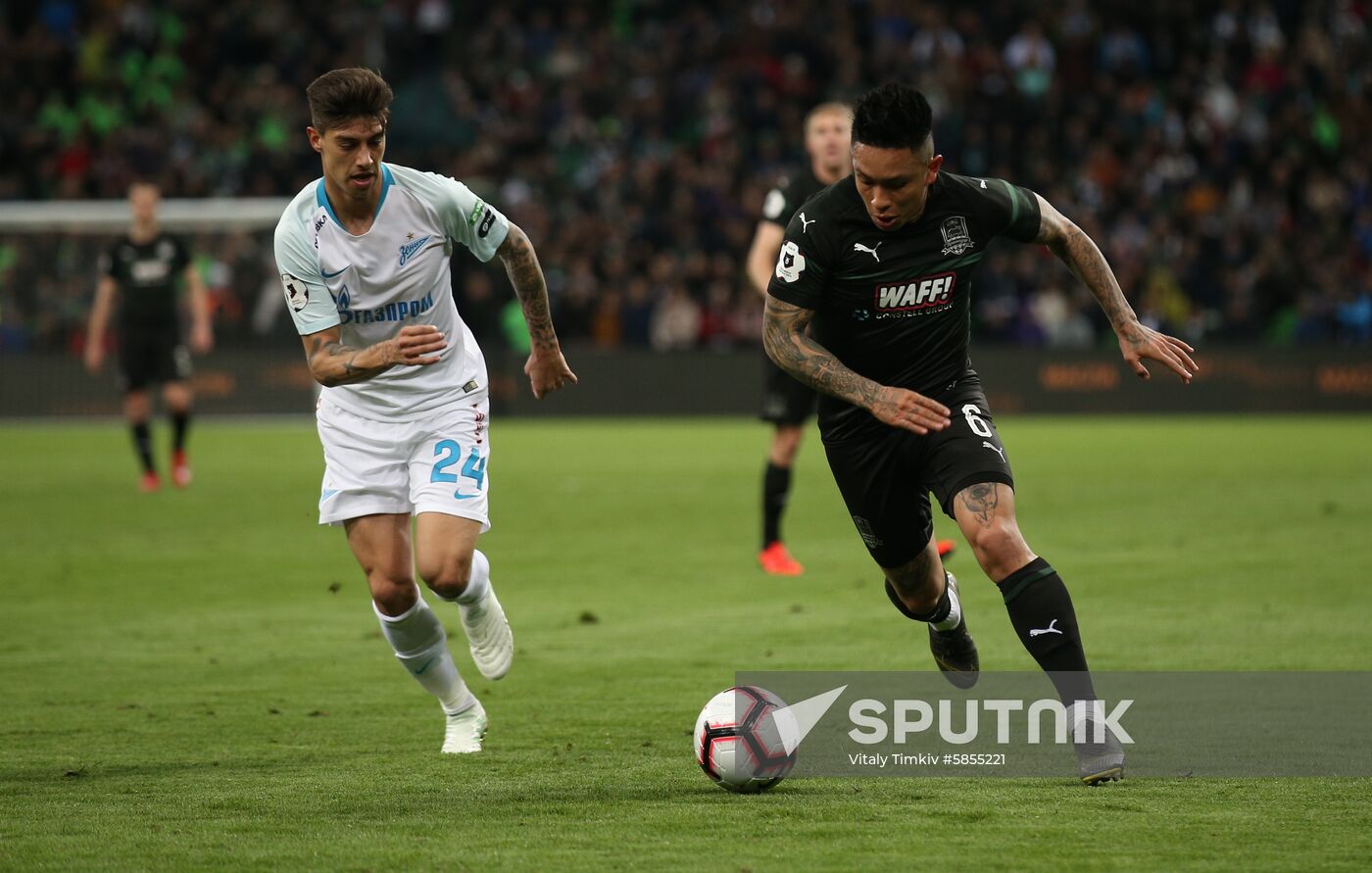 Russia Soccer Premier-League Krasnodar-Zenit