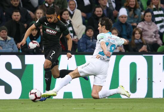 Russia Soccer Premier-League Krasnodar-Zenit