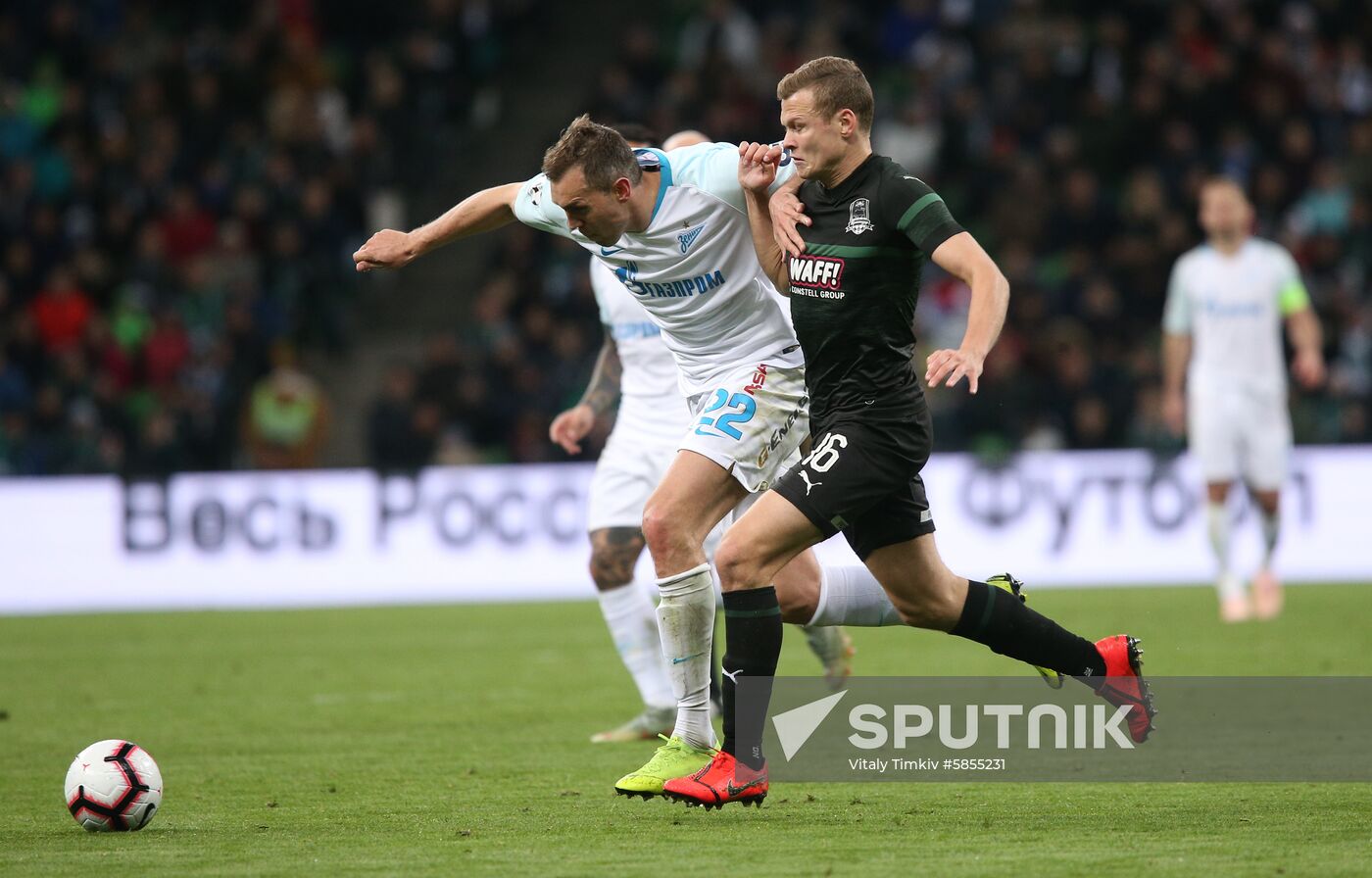 Russia Soccer Premier-League Krasnodar-Zenit