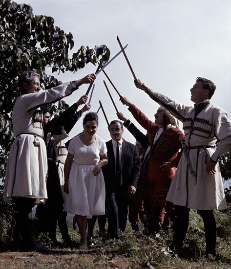 Wedding in Natanebi village