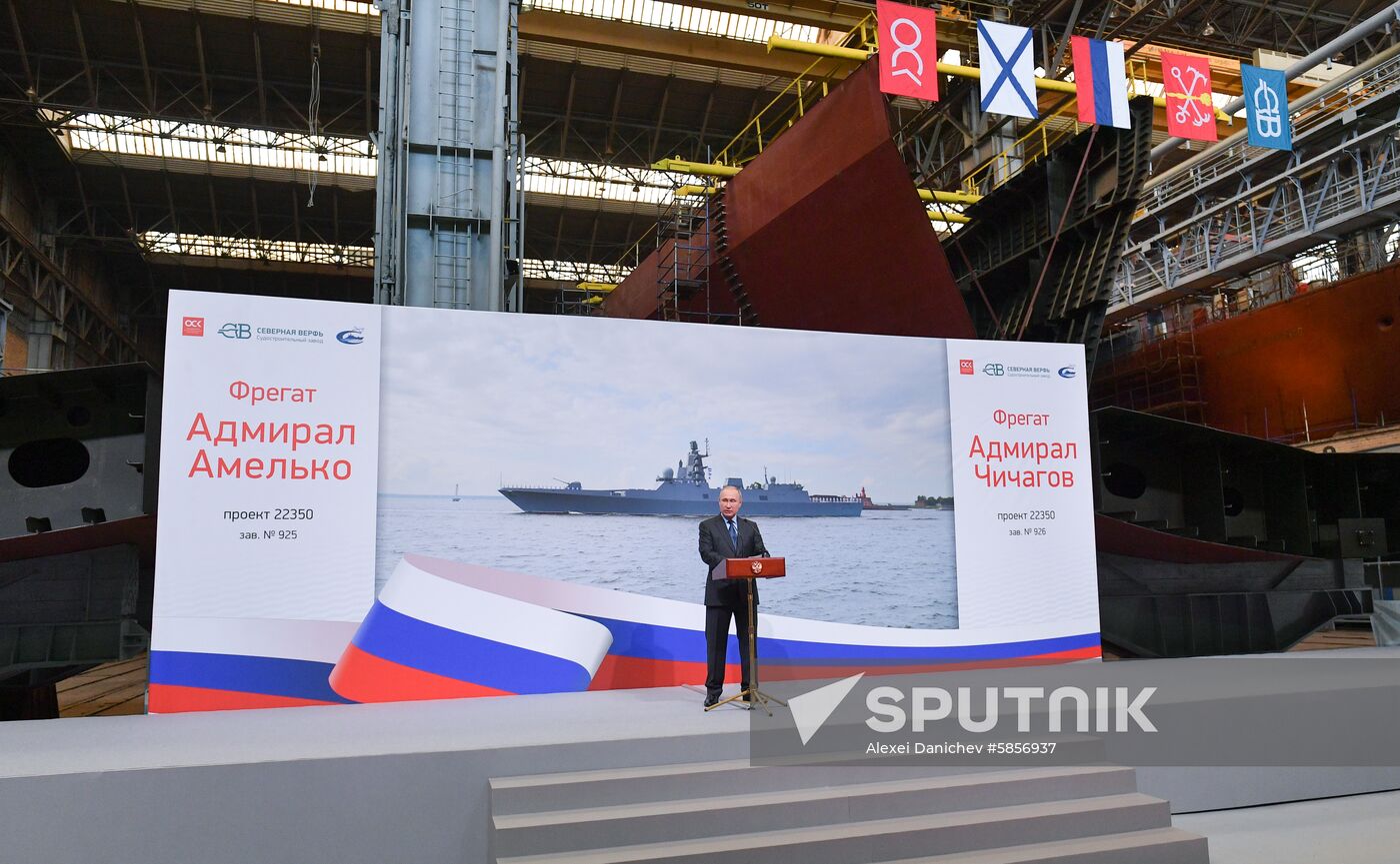 Russia Putin New Ships