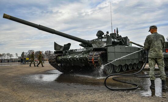 Russia Parade Preparation