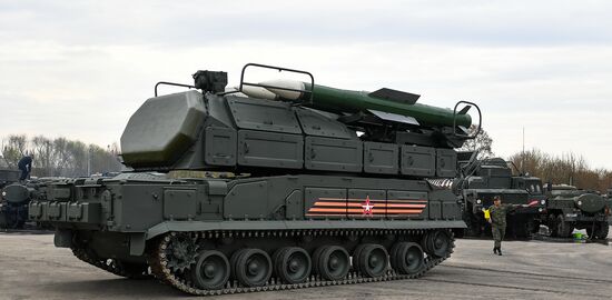 Russia Parade Preparation