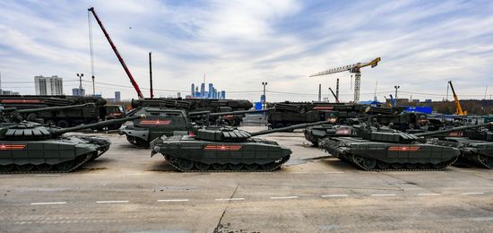 Russia Parade Preparation