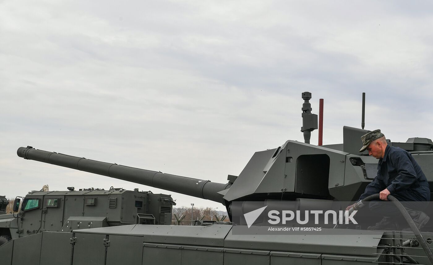 Russia Parade Preparation