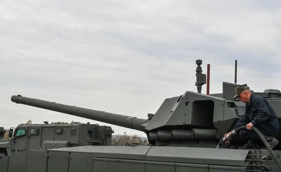 Russia Parade Preparation