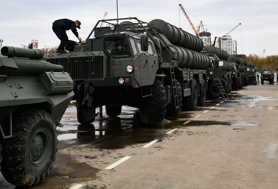 Russia Parade Preparation