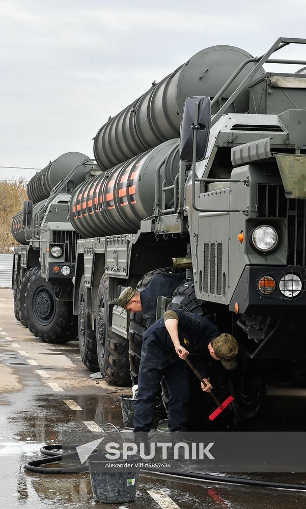 Russia Parade Preparation