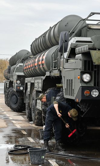 Russia Parade Preparation