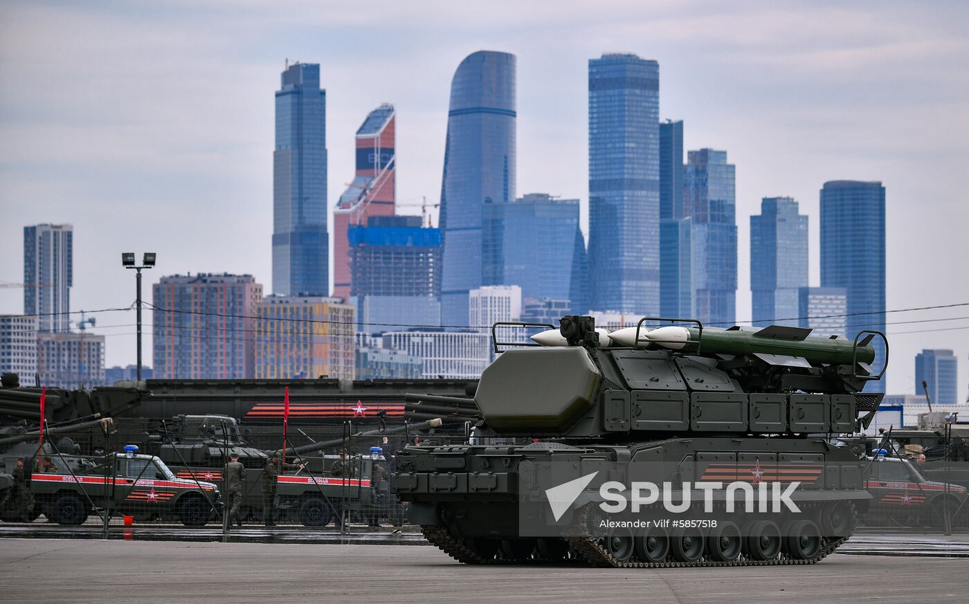 Russia Parade Preparation