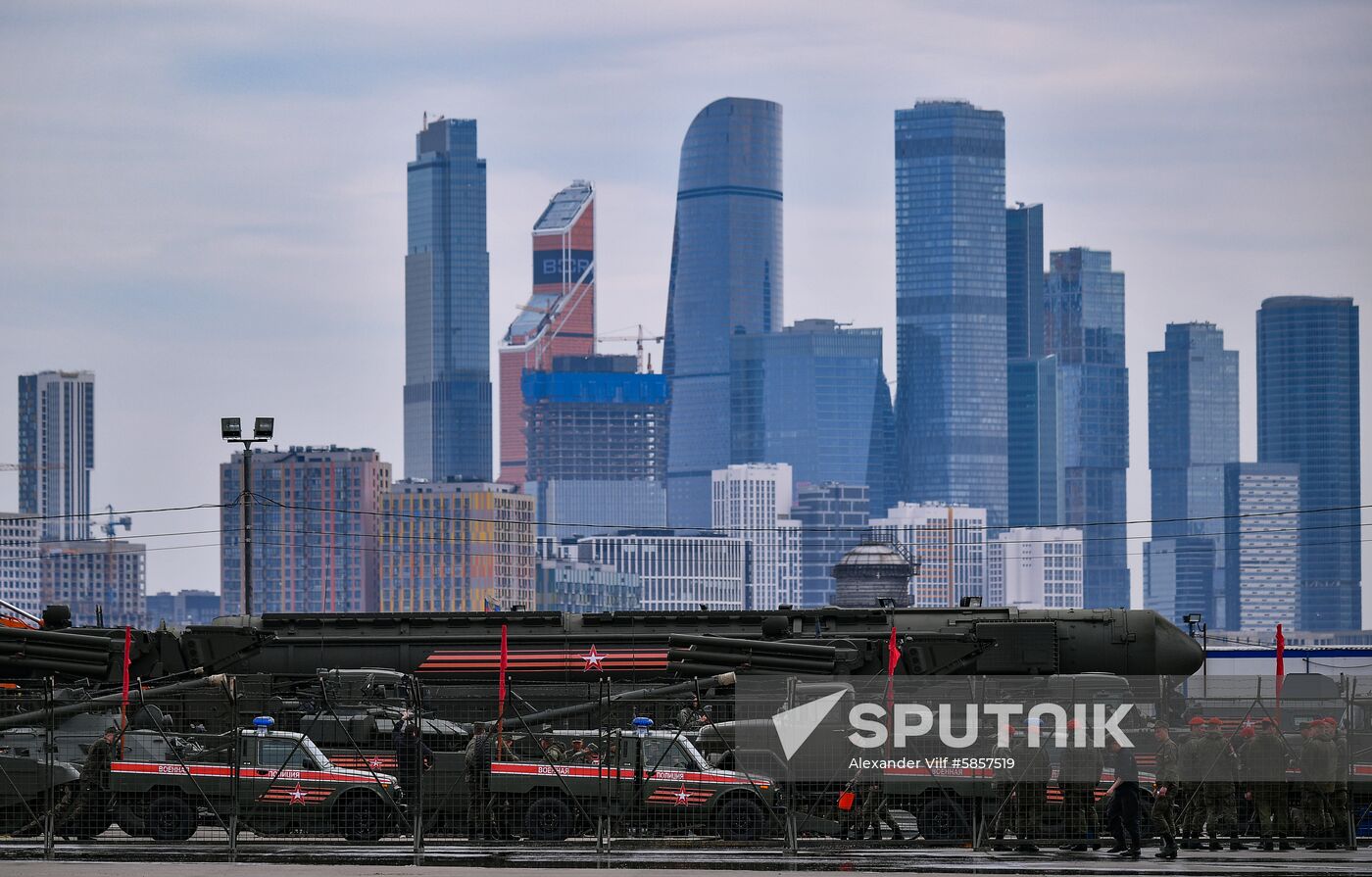 Russia Parade Preparation