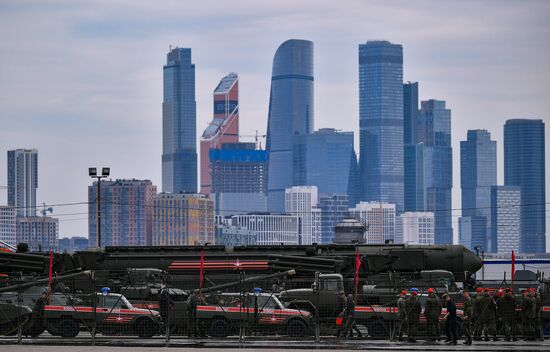 Russia Parade Preparation