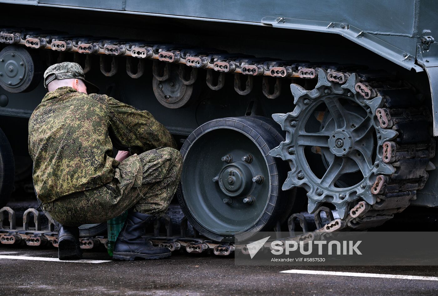 Russia Parade Preparation