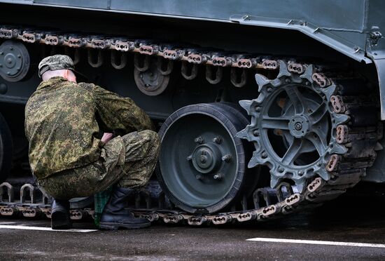Russia Parade Preparation