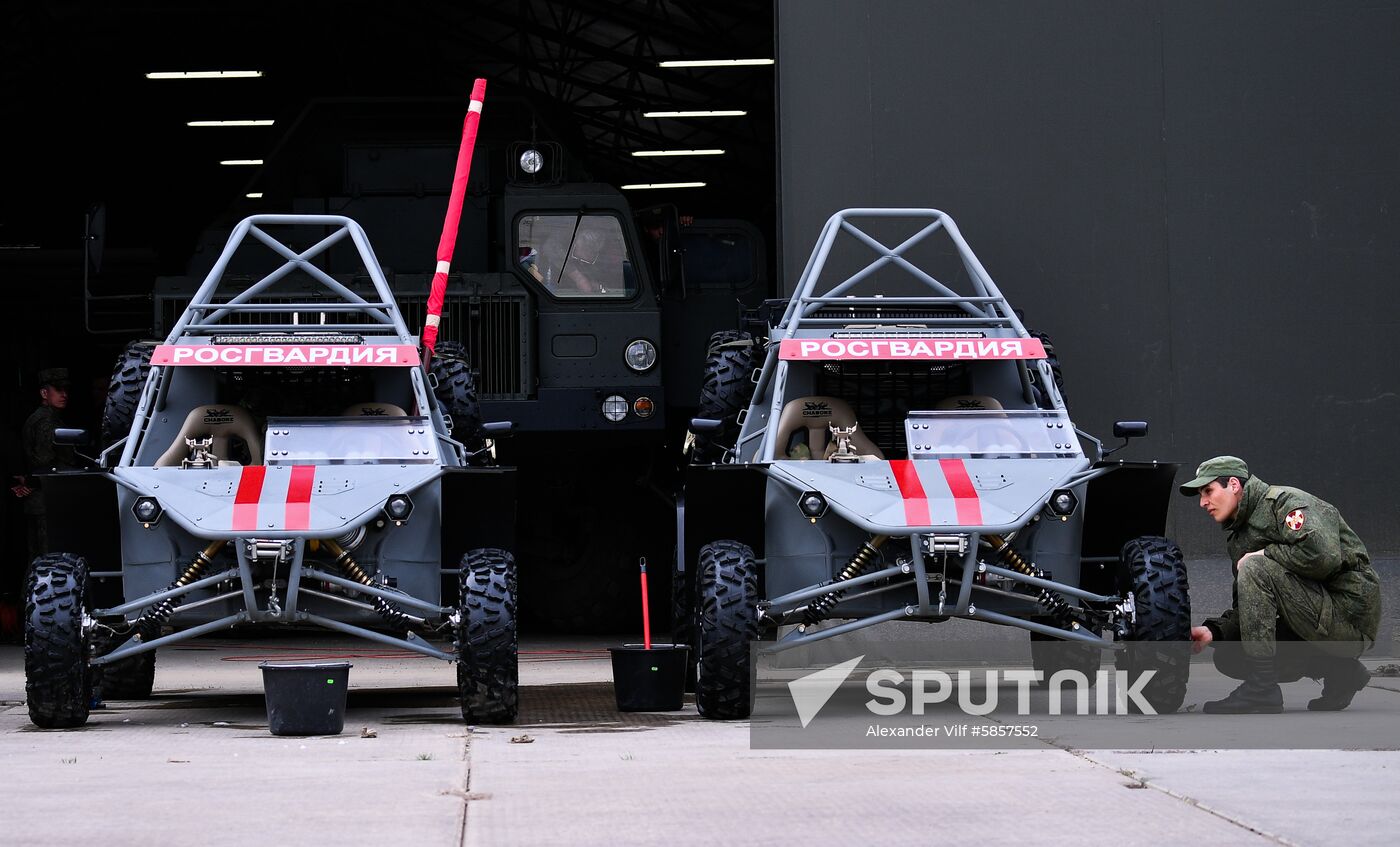 Russia Parade Preparation