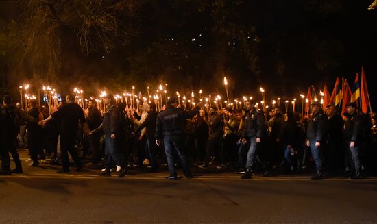 Armenia Torchlight Procession