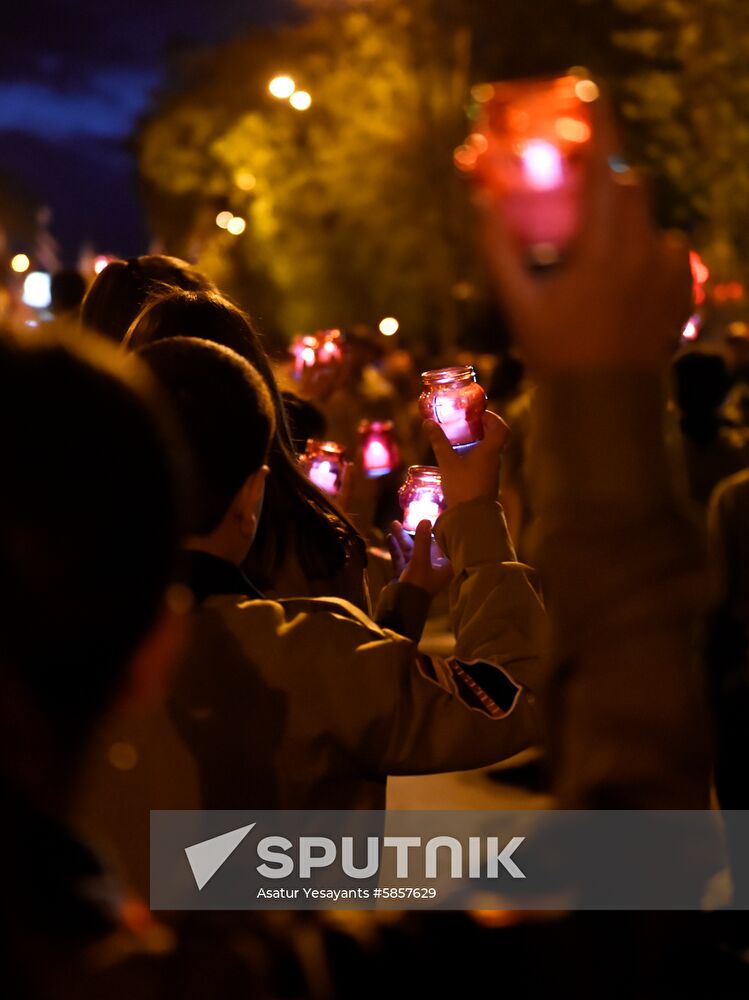 Armenia Torchlight Procession