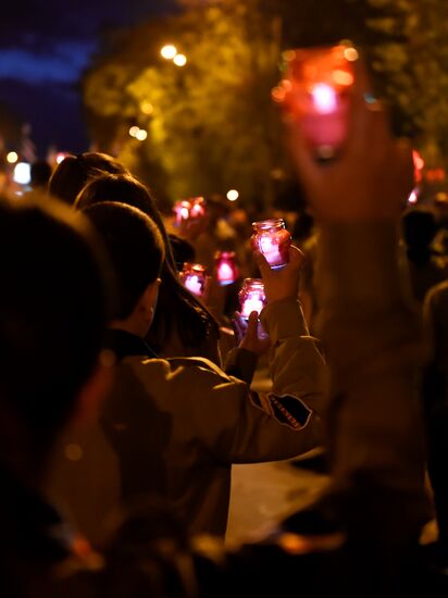 Armenia Torchlight Procession
