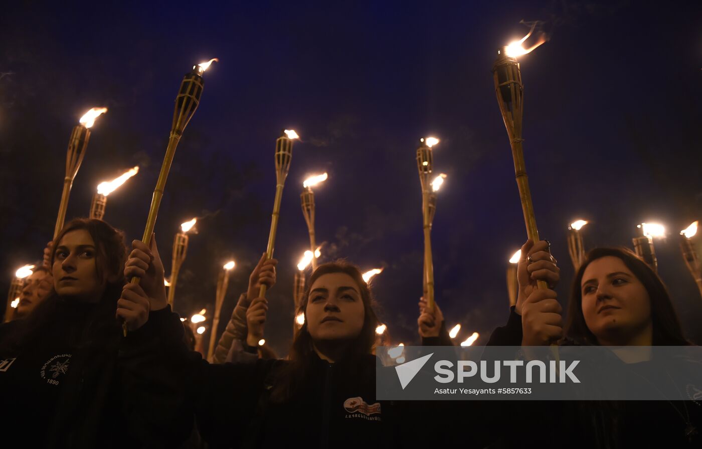 Armenia Torchlight Procession
