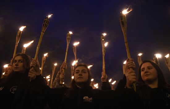 Armenia Torchlight Procession