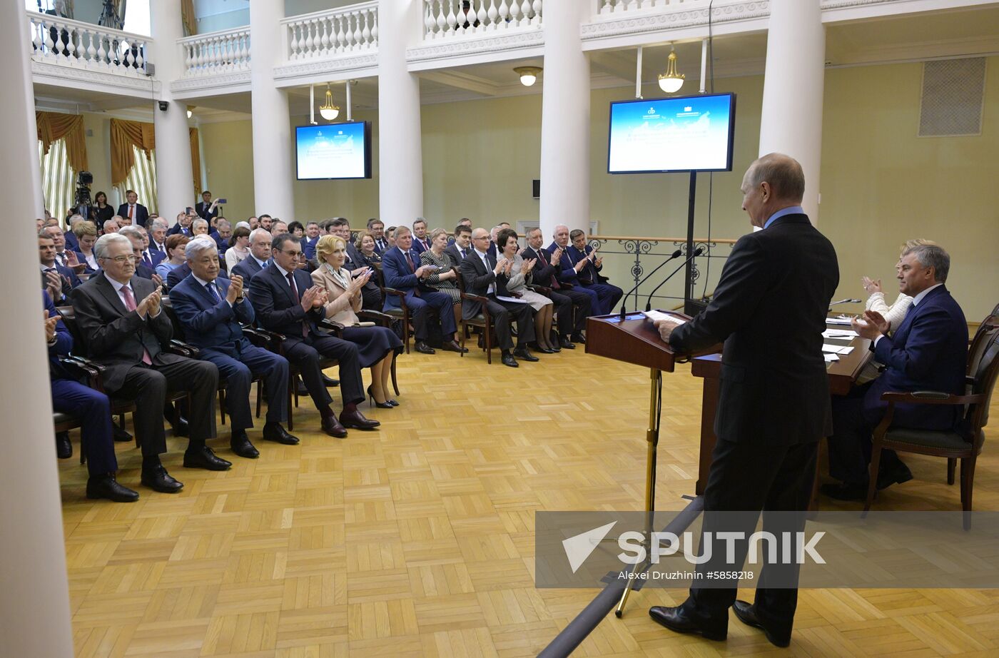 Russia Putin Lawmakers