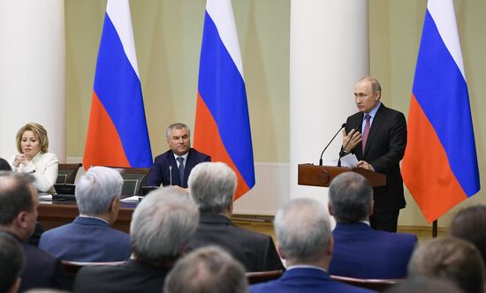 Russia Putin Lawmakers