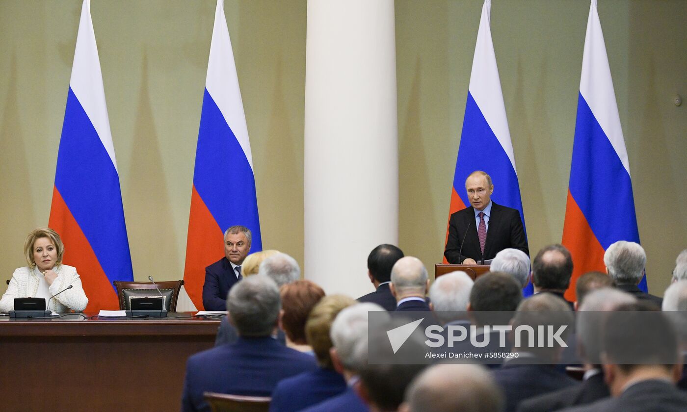 Russia Putin Lawmakers