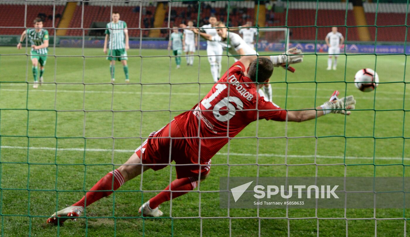 Russia Soccer Premier-League Akhmat-Krasnodar