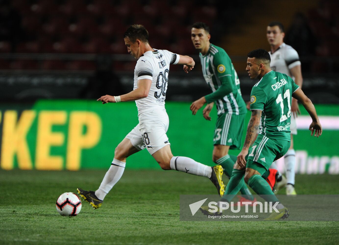 Russia Soccer Premier-League Akhmat-Krasnodar