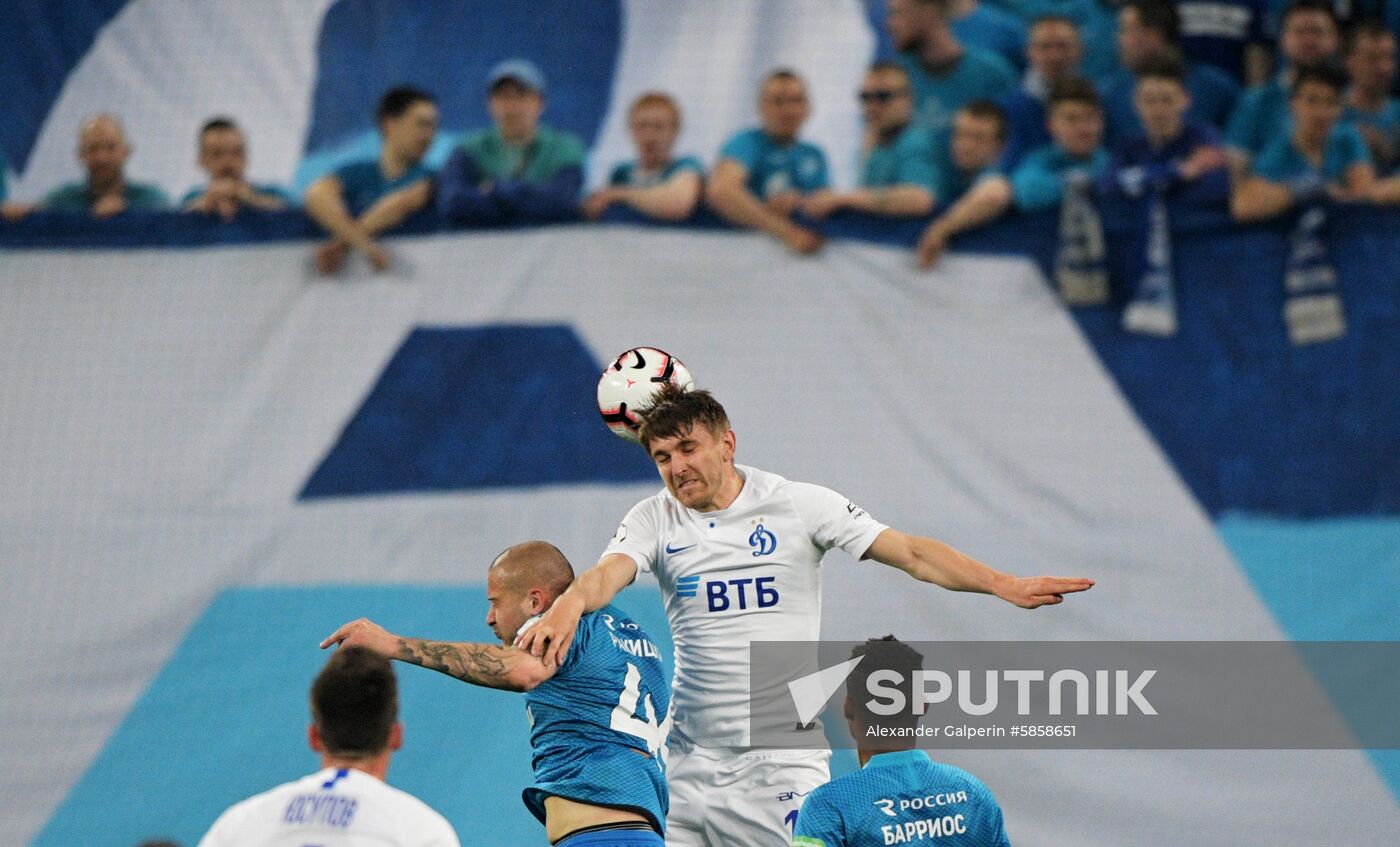 Russia Soccer Premier-League Zenit-Dynamo