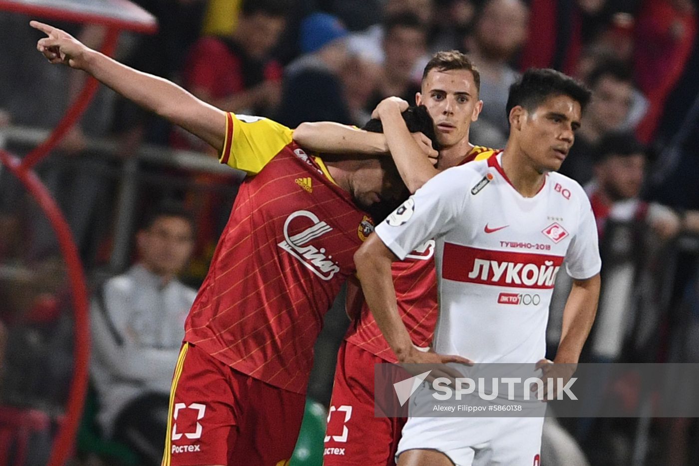 Russia Soccer Premier-League Arsenal - Spartak