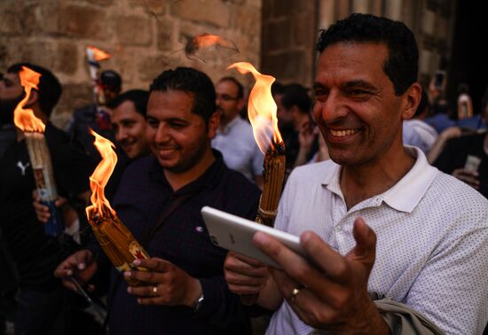 Israel Easter Holy Fire