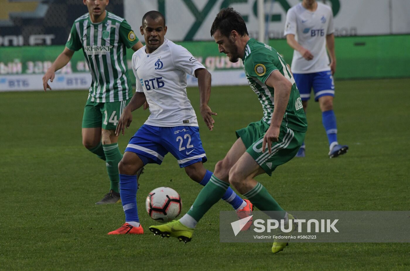 Russia Soccer Premier-League Dynamo - Akhmat