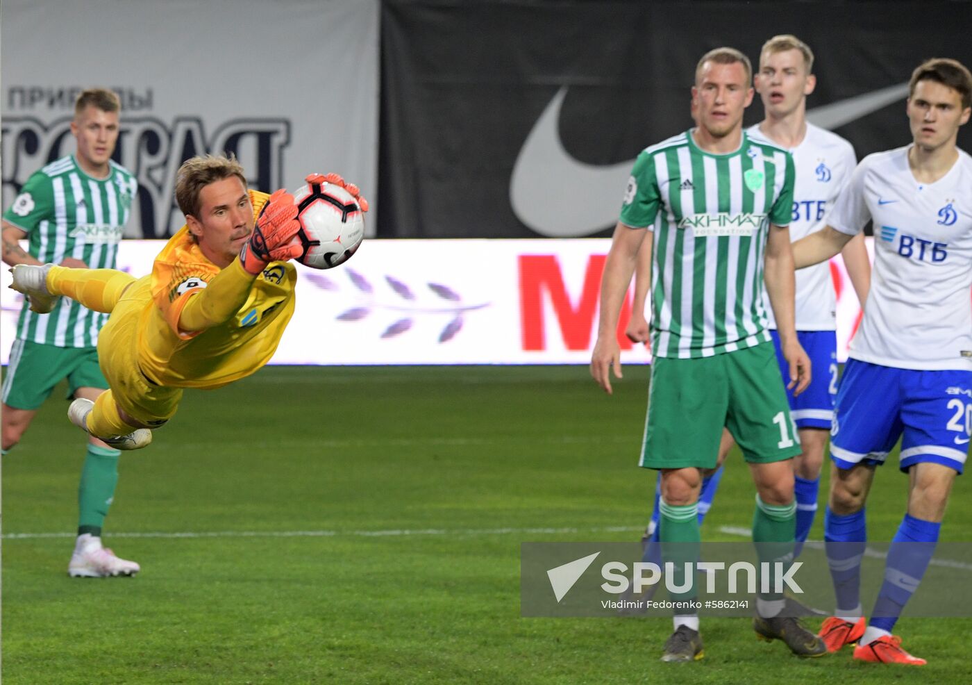 Russia Soccer Premier-League Dynamo - Akhmat