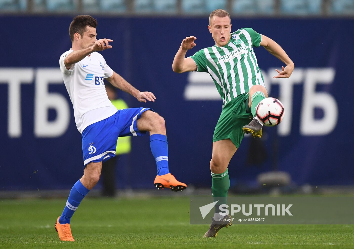 Russia Soccer Premier-League Dynamo - Akhmat