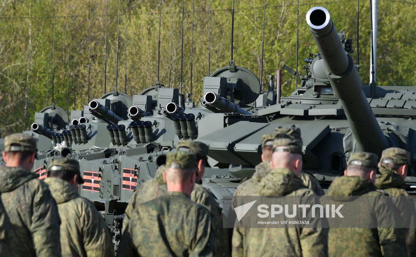 Russia Parade Rehearsal