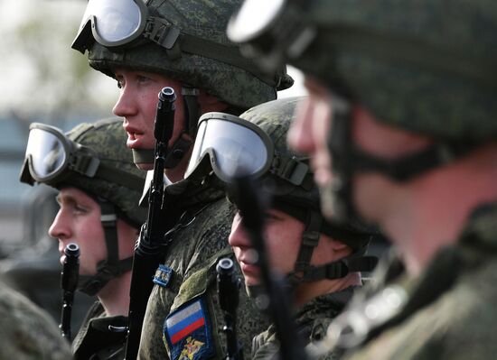 Russia Parade Rehearsal