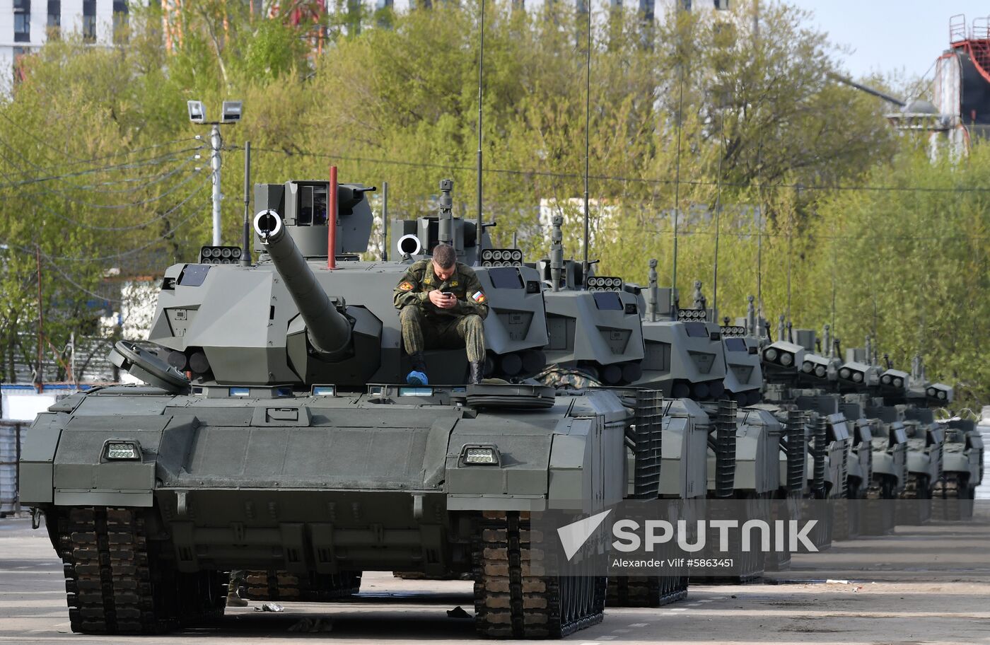 Russia Parade Rehearsal